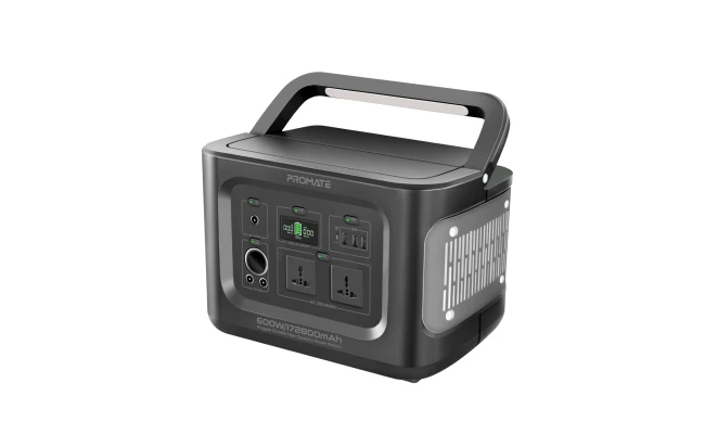 Promate PowerMine-600 W/172800mAh Rugged Durable High-Capacity Power Station